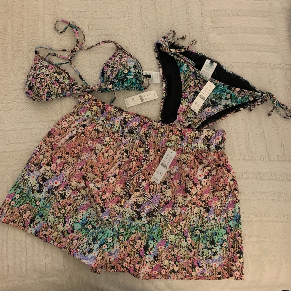 J Crew bikini short set